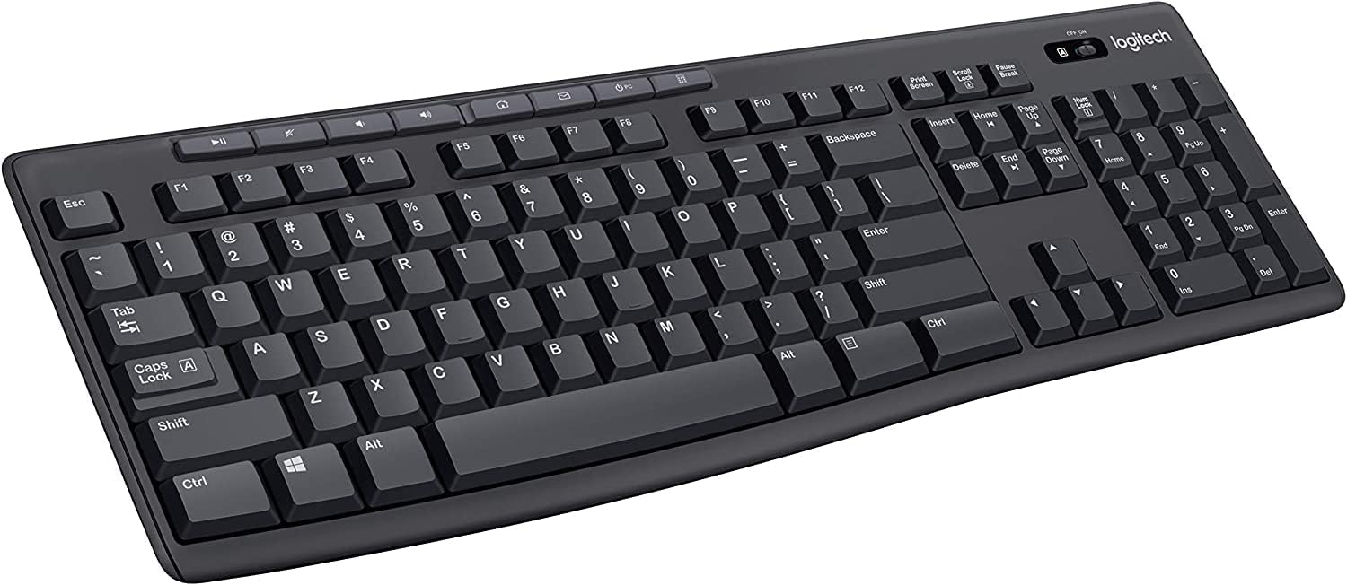 Logitech Combo inalámbrico MK270 con teclado y mouse – (renovado)