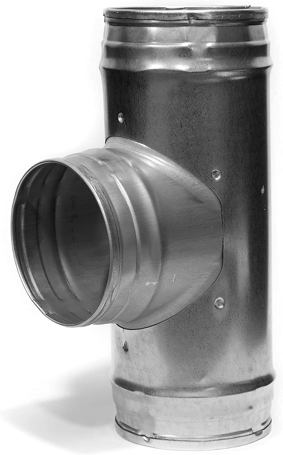 Vent Systems Conector de conducto de 6 pulgadas, adaptador de manguera de 3 vías para manguera, conector de tubo redondo en forma de T, ventilador