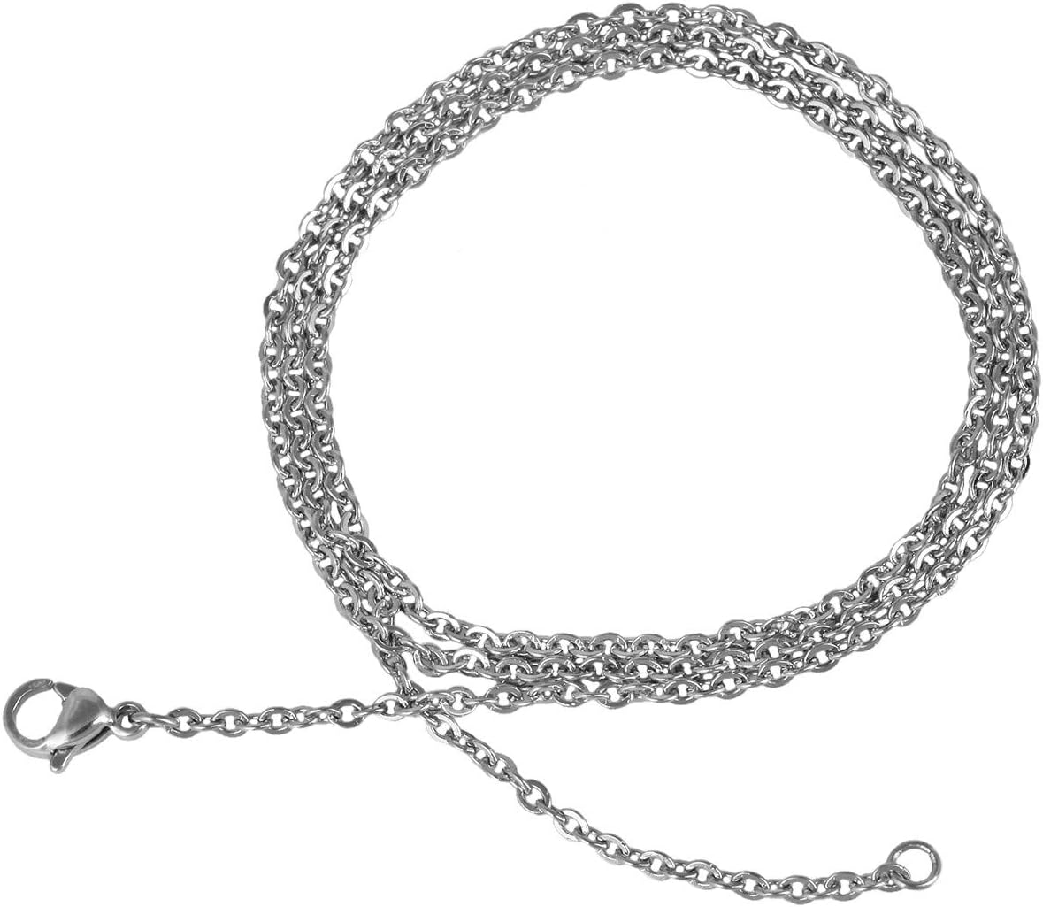TUMBEELLUWA 2 collares con dije de punto de cristal curativo para colgantes de piedra de prisma hexagonal unisex con cadena