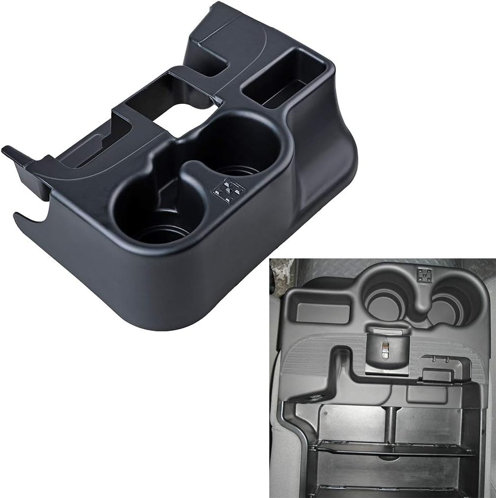 Astra Depot Bandeja de consola central negra compatible con Dodge Ram 15002500  3500  3500 2003-2012