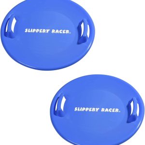 Trineo de plástico resistente al frío Downhill Pro para adultos y niños para exteriores con asas Trineo de plástico resistente al frío Downhill Pro para adultos y niños para exteriores con asas