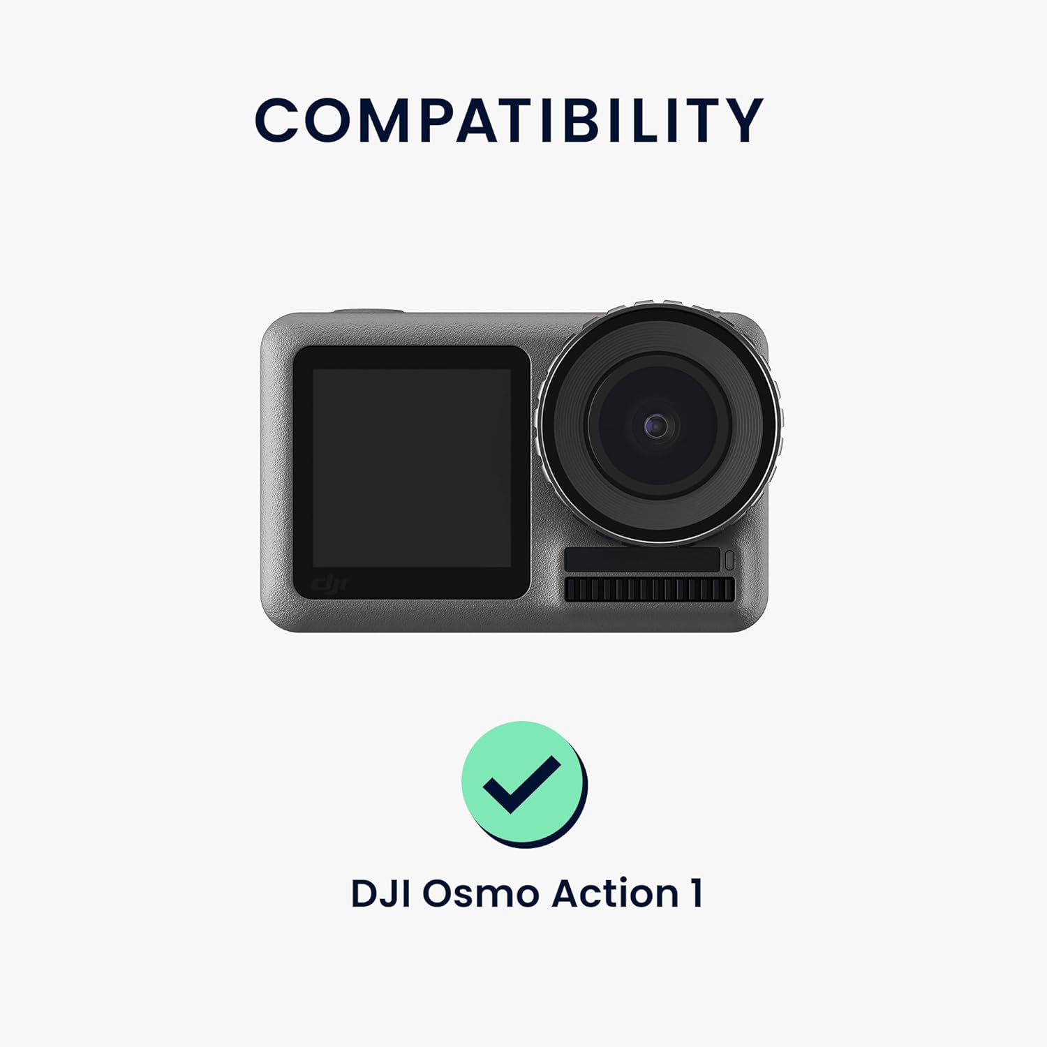 kwmobile Funda de silicona compatible con DJI Osmo Action 1 – Funda protectora para cámara – Negro