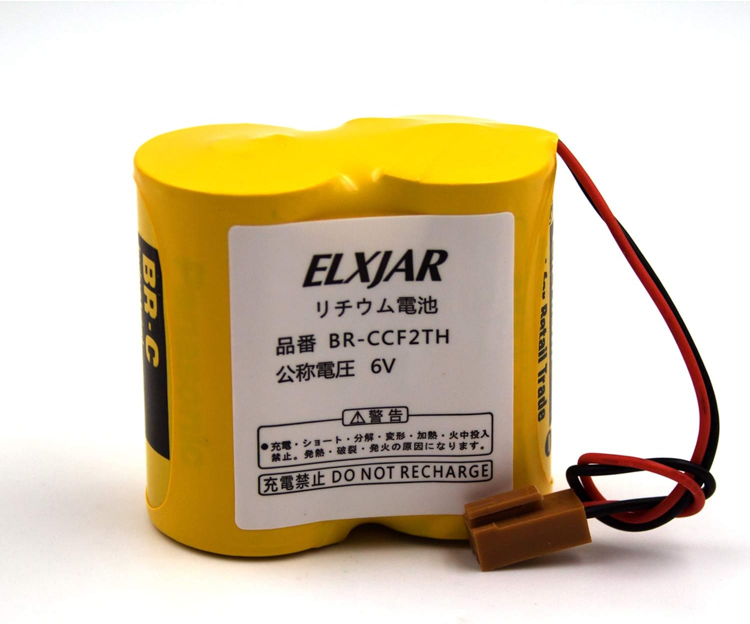 BR-CCF2TH – Batería de repuesto de litio de 6 V para Fanuc oi Mate Model-D, controles Panasonic, computadora PLC Ge Fanuc serie A06 A98l-0001-0902,
