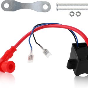 QAZAKY Bobina de encendido CDI de alto rendimiento compatible con 49cc – 50cc 60cc 66cc 80cc motor motor de 2 tiempos bicicleta motorizada con QAZAKY Bobina de encendido CDI de alto rendimiento compatible con 49cc – 50cc 60cc 66cc 80cc motor motor de 2 tiempos bicicleta motorizada con