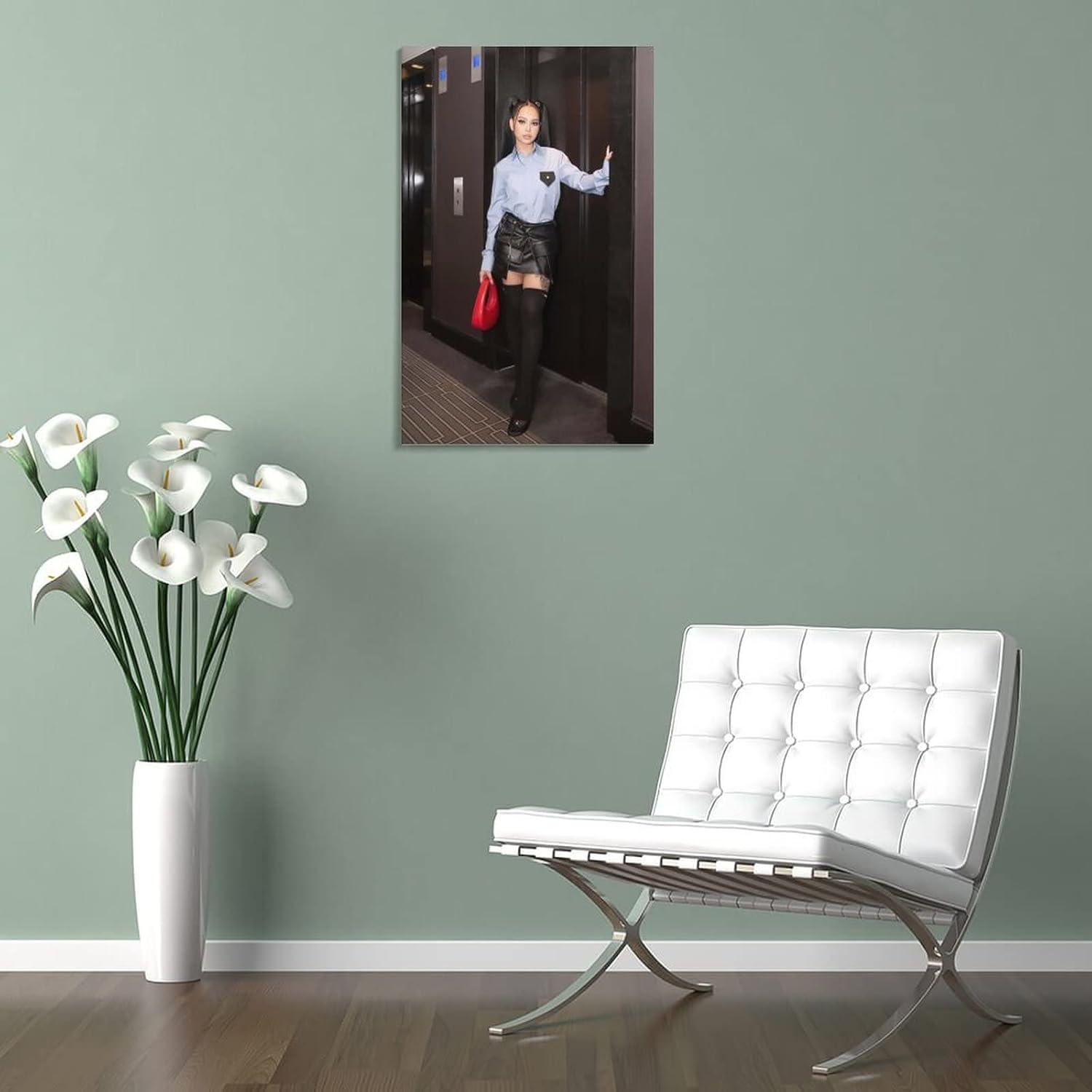 ZHANGMING Póster de Bella Poarch (4) lienzo impreso para pared, pintura de pared, pósteres de decoración moderna para el hogar, idea de regalo, 16 x