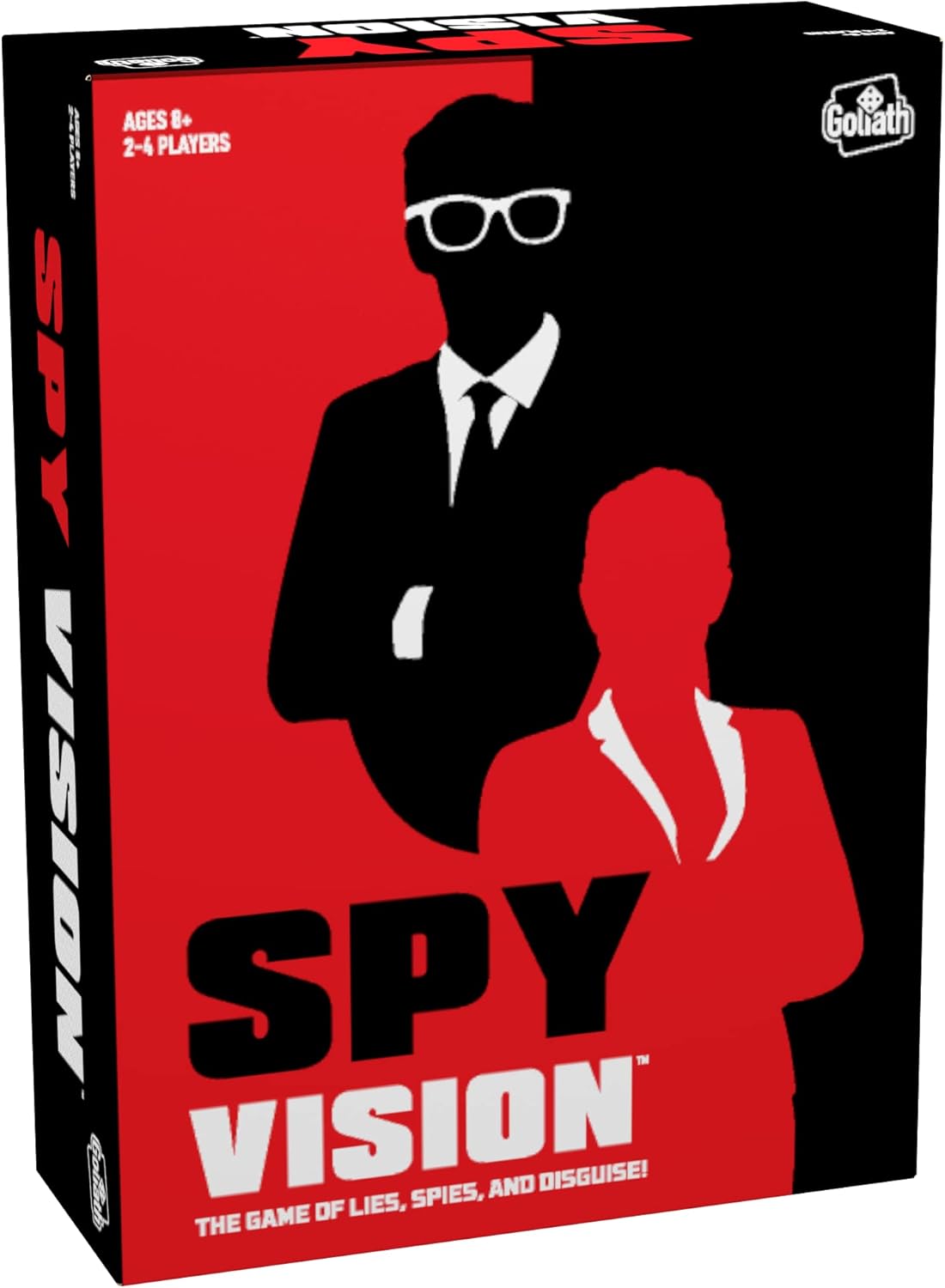 Goliath Spy Vision – Arrest The Spies Using Spy Revealing Glasses – Juego de mesa de estrategia para edades de 8 años en adelante, 2 a 4 jugadores,