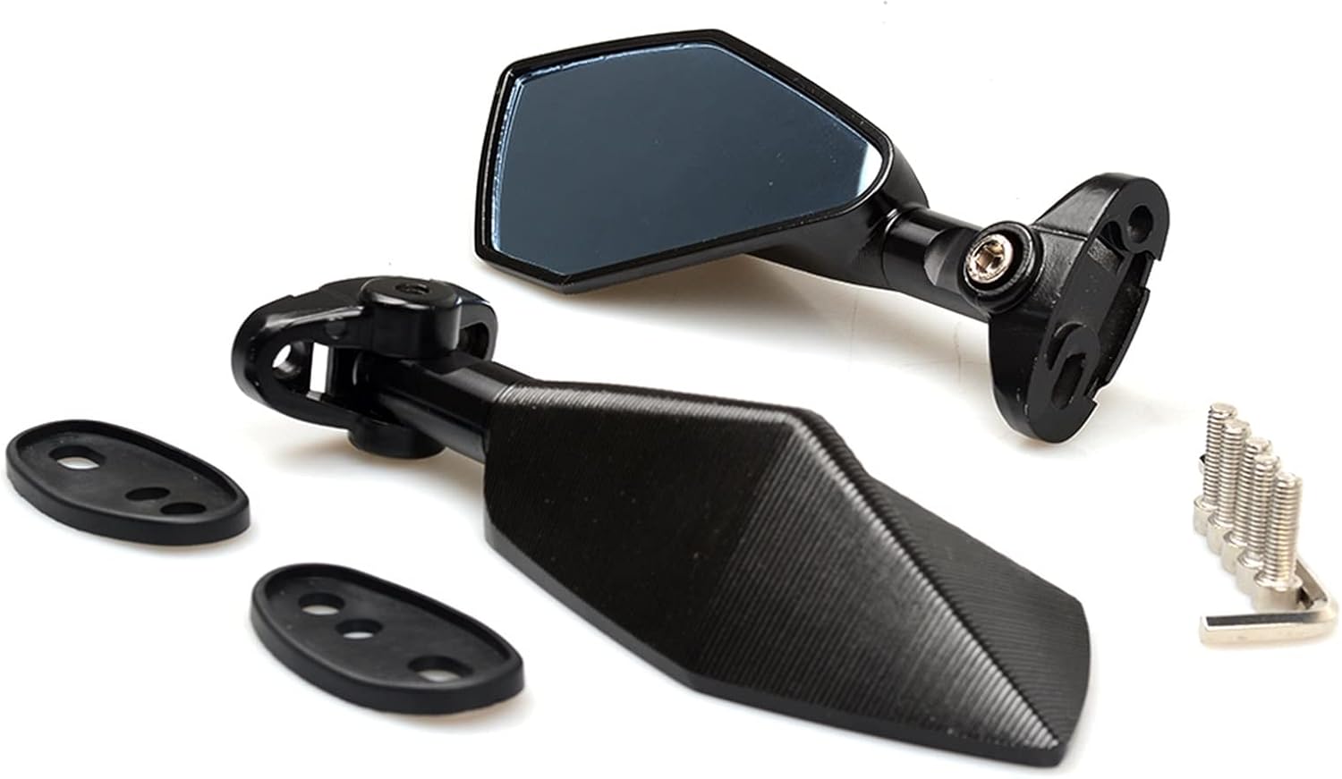 NABRAND Espejos laterales universales para motocicleta, accesorios de motocicleta, retrovisor, espejo lateral para Yamaha XT660XRZ XTZ 125 XMAX300