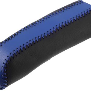 X AUTOHAUX Funda de freno de mano para manija de coche, protector de cubierta de freno de mano, accesorios interiores, decoración de piel sintética X AUTOHAUX Funda de freno de mano para manija de coche, protector de cubierta de freno de mano, accesorios interiores, decoración de piel sintética