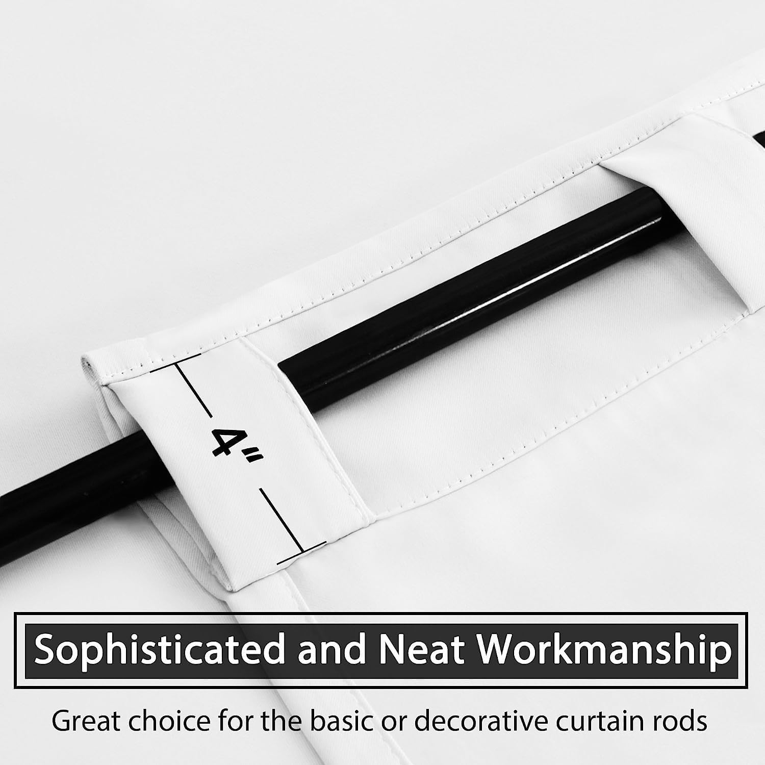 Magic Drapes Cortinas semiopacas con aislamiento térmico para oscurecer la habitación, paneles de tratamiento de ventanas para sala de estar,