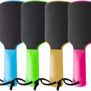 Haploon 4 unidades de removedor de limas de pies, limpiador de callos de pies, limpiador colosal de doble cara para talón, raspa y removedor de Haploon 4 unidades de removedor de limas de pies, limpiador de callos de pies, limpiador colosal de doble cara para talón, raspa y removedor de