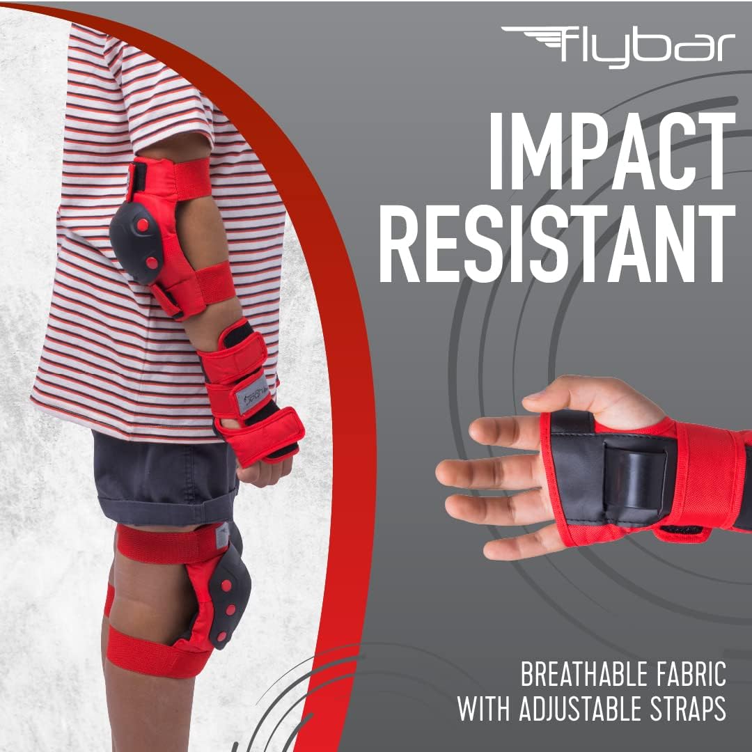 Flybar Juego de equipo de seguridad de protección equipo de seguridad multideportivo para patines en línea, patinaje en línea, ciclismo, BMX,