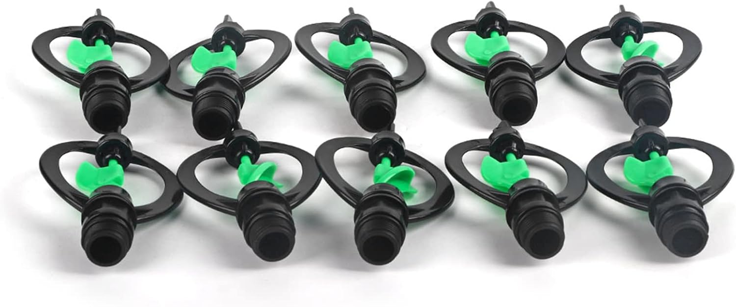Fydun 10Pcs Plastic G12in Sp Sprinkler Rain Shaped Nozzle Agricultural Irrigation 10Pcs Plastic G12in Sp for Family
