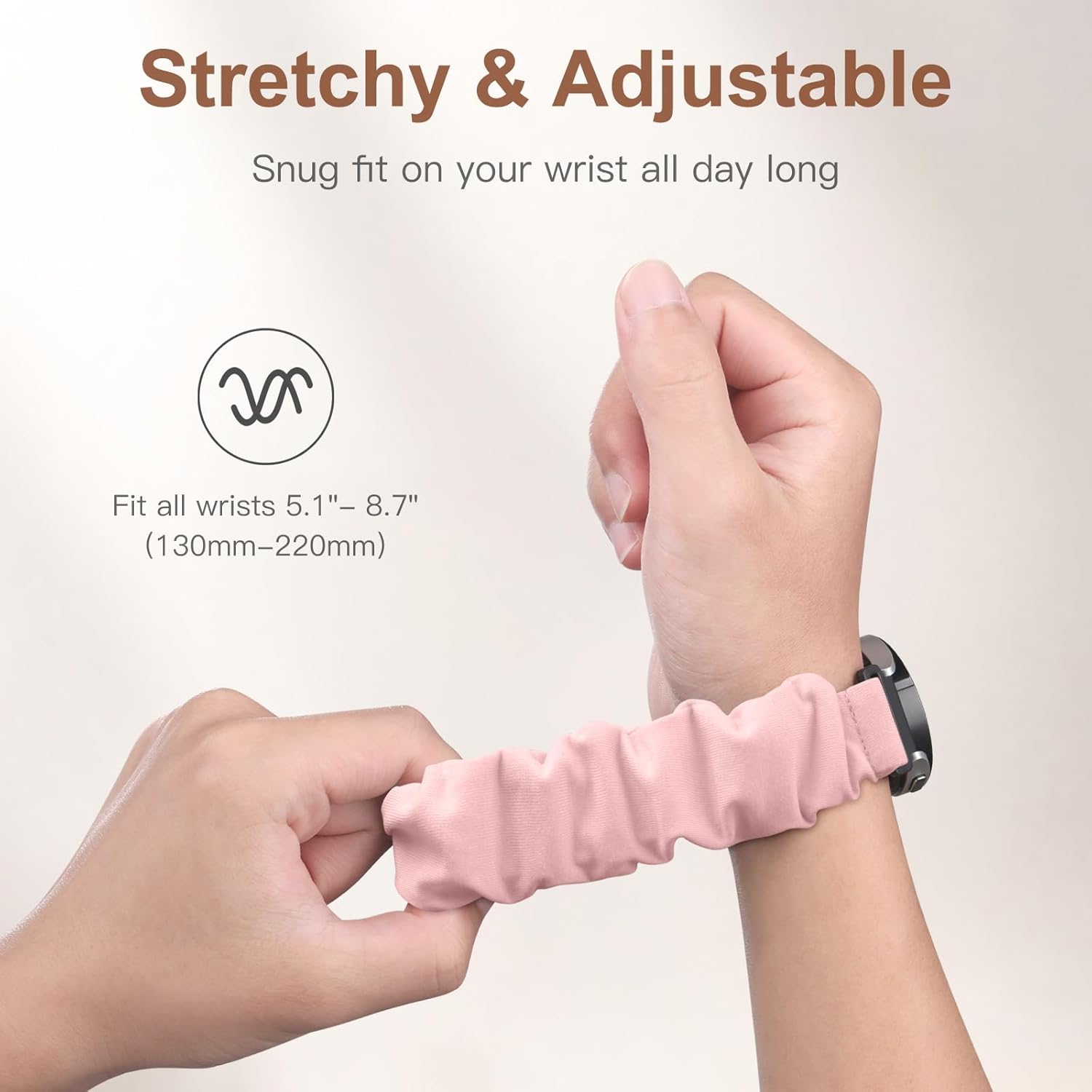 Adorve Correa elástica ajustable compatible con Samsung Galaxy Watch 5 BandWatch 4 de 1.575 pulgadas, 1.732 pulgadas (1.575 in)  Galaxy Watch 5 Pro