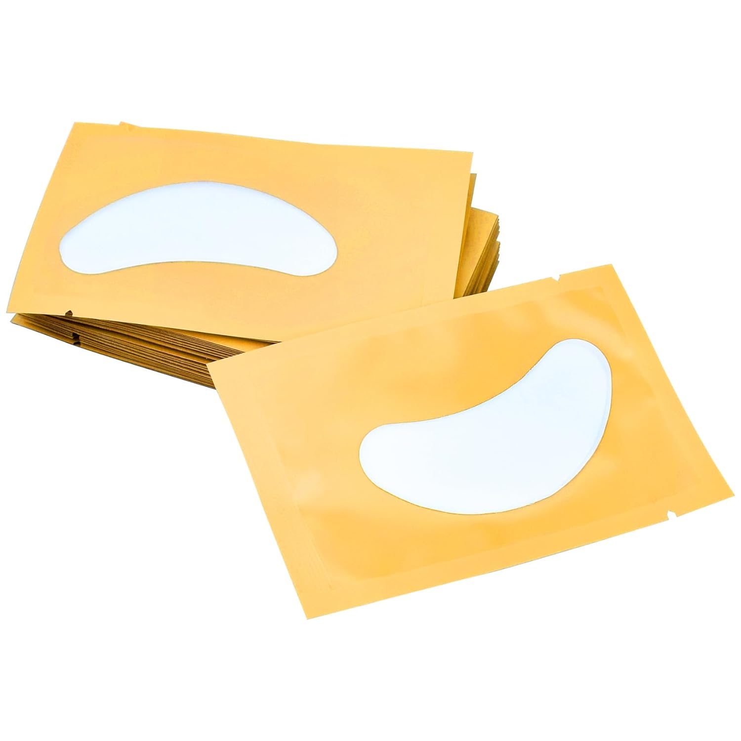 100 pares de parches para debajo de los ojos, almohadillas de extensión de pestañas aislantes, almohadillas de gel debajo de los ojos para