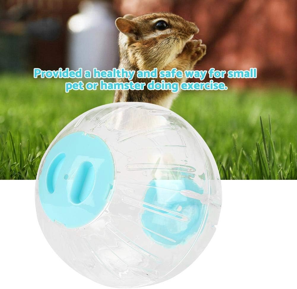 Pelota de ejercicio para hámster, mini juguete de viaje para correr, juguete de plástico silencioso, para jerbos, chinchillas, conejillos de indias,