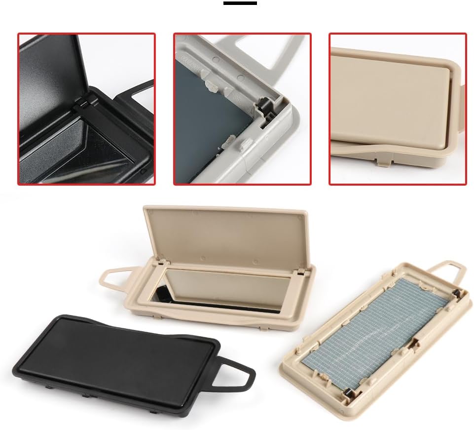 Espejo de repuesto para visera solar iluminadoespejo de maquillaje compatible con Mercedes E CLS para Benz W212 W218 Auto Accessories 2128108100