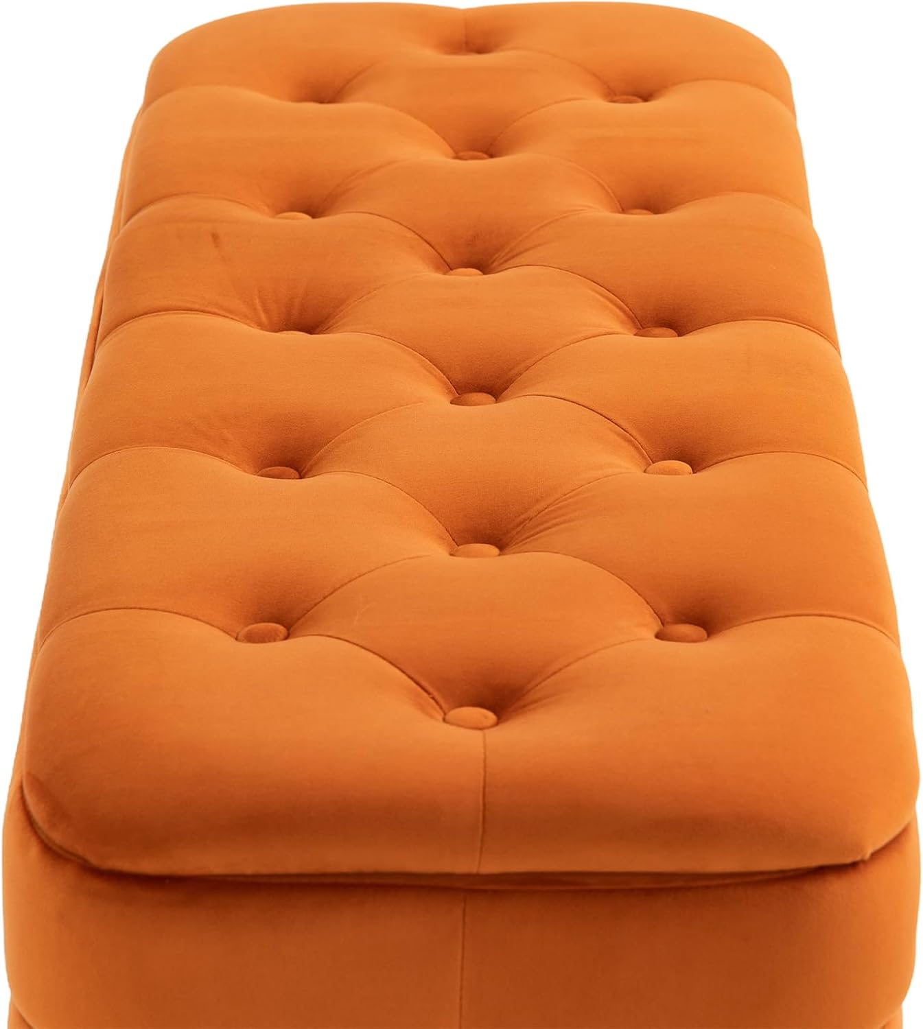 Lofaris Banco de almacenamiento, banco de extremo de dormitorio, taburete suave que puede abrir almacenamiento, conveniente y duradero, otomana