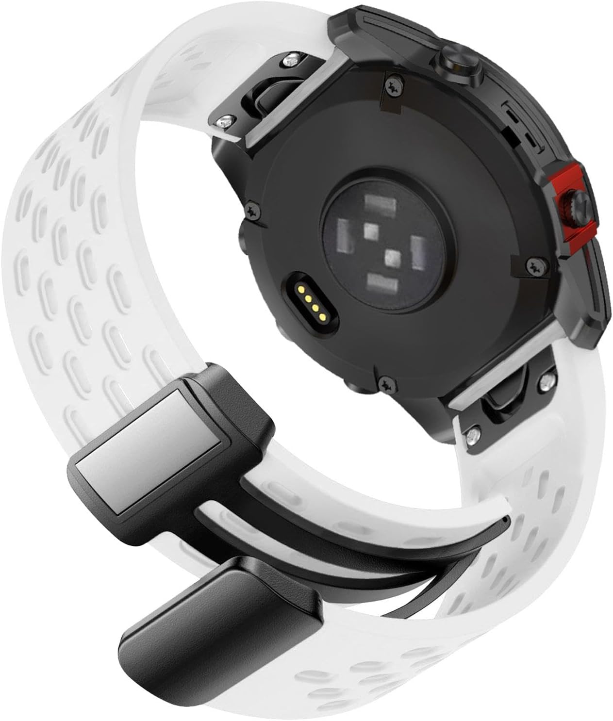 Abanen Correas de reloj deportivas de silicona con orificios de aire para Fenix 7S  Fenix 6S  Fenix 5S  Instinct 2S, correa de muñeca de silicona