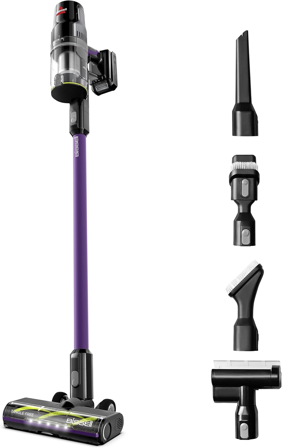 BISSELL CleanView XR Pet – Aspiradora inalámbrica ligera de 300 W con batería extraíble, tiempo de funcionamiento de 40 minutos, cepillo de limpieza
