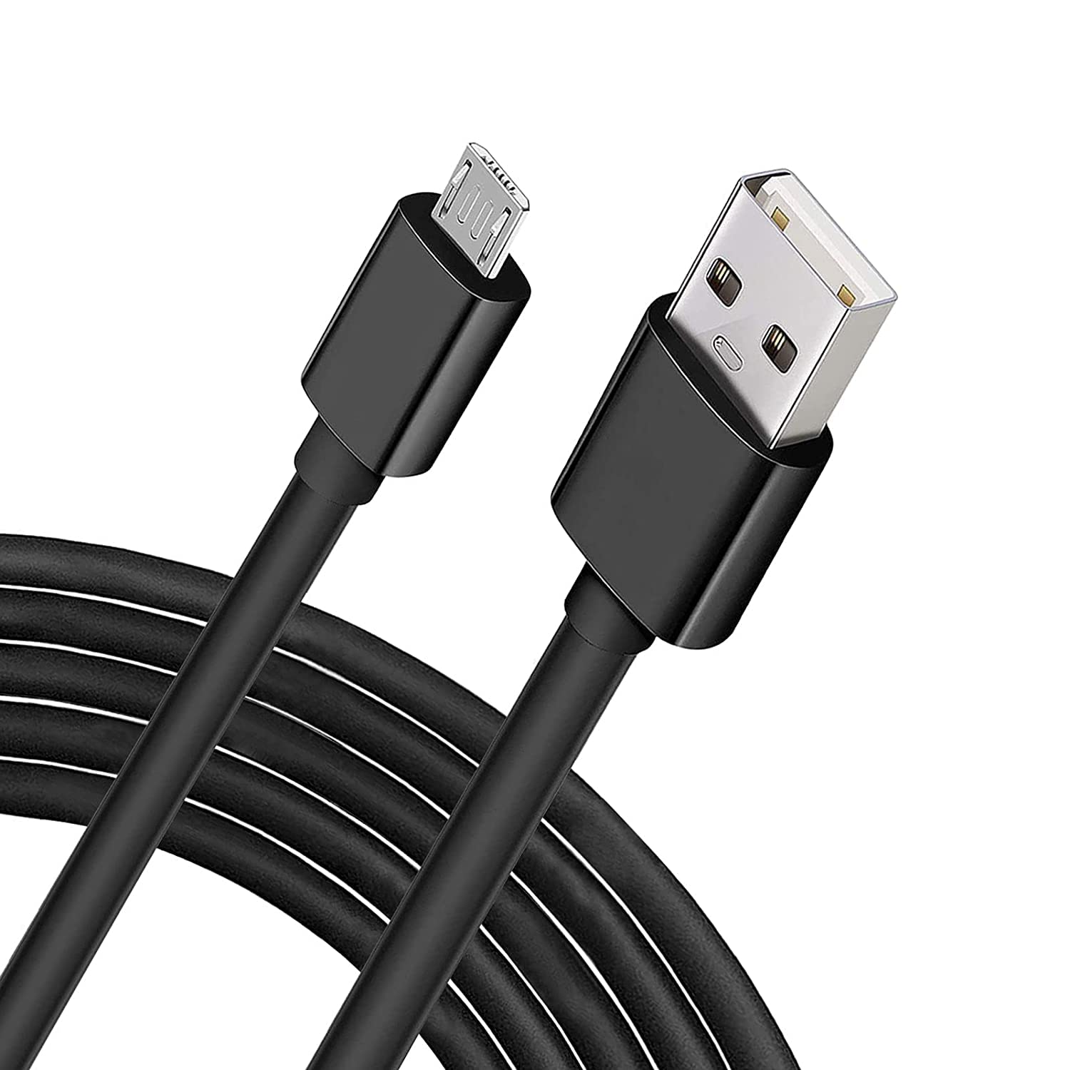 Cable USB de repuesto micro DIGITMON negro de 3 pies para Altec Lansing Nick Jonas Bluetooth Touch