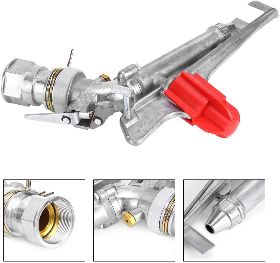 Fydun 1.5in DN40 Fem Thread Rocking Arm Sprinkler Rotation Irrigation Sprinkler Wate Accessories 1.5in DN40 Fem Thread for Family