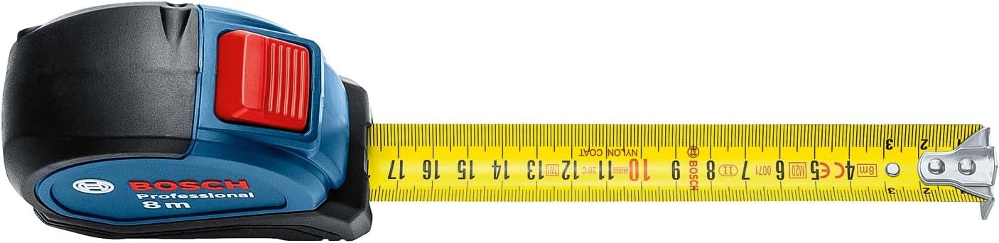 Bosch Professional 1600A016BH Cinta métrica (longitud 16.4 ft, ancho 1.063 in, en embalaje blíster)