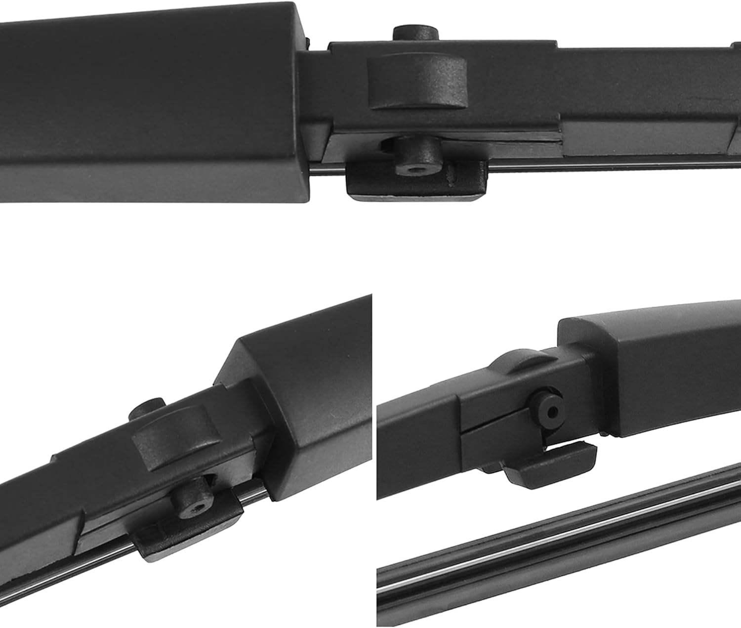 X AUTOHAUX Limpiaparabrisas trasero de 13.780 in para Chrysler Aspen para Dodge Durango 2007-2009
