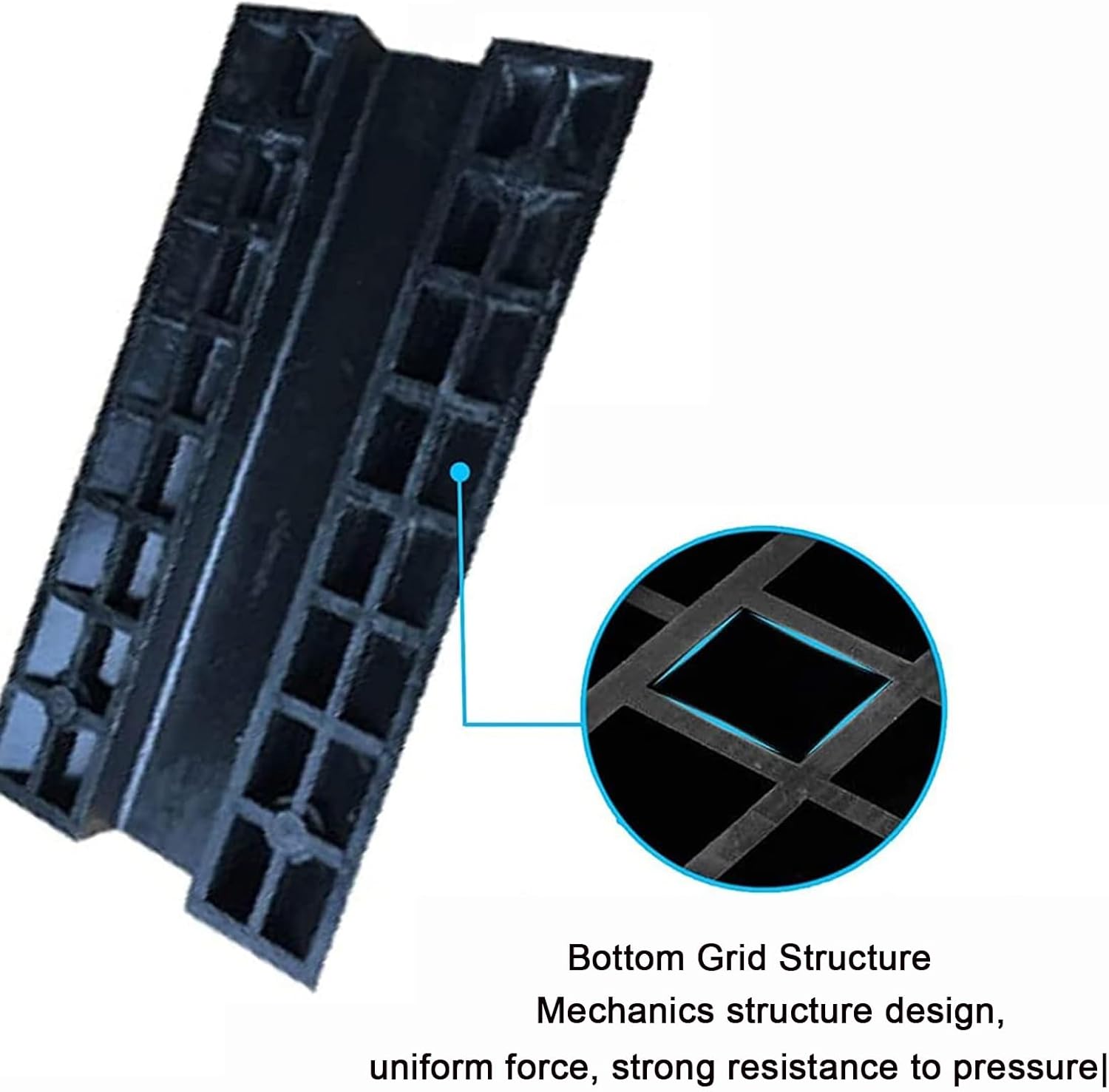 Rampa para silla de ruedas, rampa portátil para bordillos industriales, borde Threshol de goma duradera, umbral antideslizante y peldaños para acera