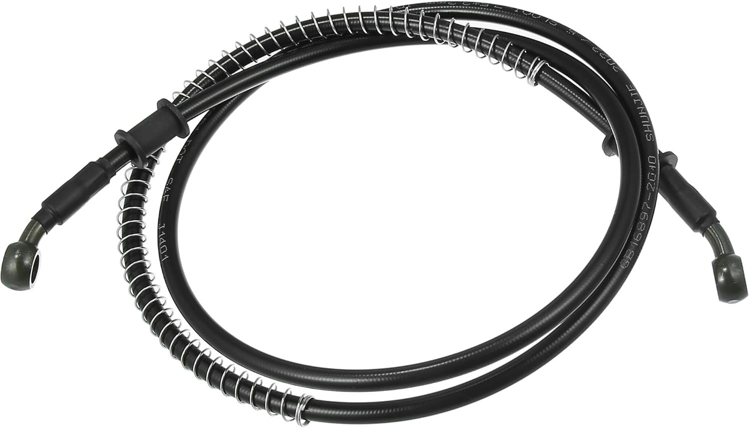 Motoforti 55.1 in 55.12 “0.394 in 28 grados motocicleta trenzada embrague aceite mangueras tubería embrague acelerador gas tubo tubo combustible