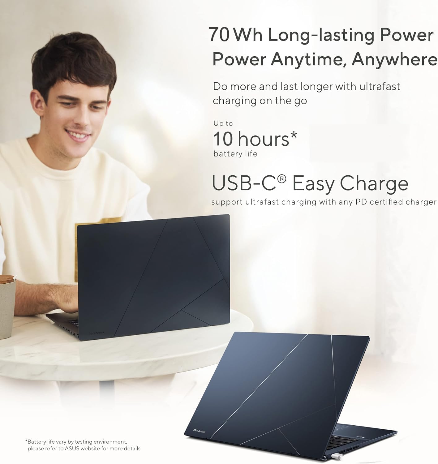 Asus ZenBook 14 14X OLED 14.5pulgadas QHD+(2880×1800) 120Hz Pantalla táctil (Intel 13 generación i5-13500H (Beat i7-1250U), 8 GB de RAM, 2 TB SSD)