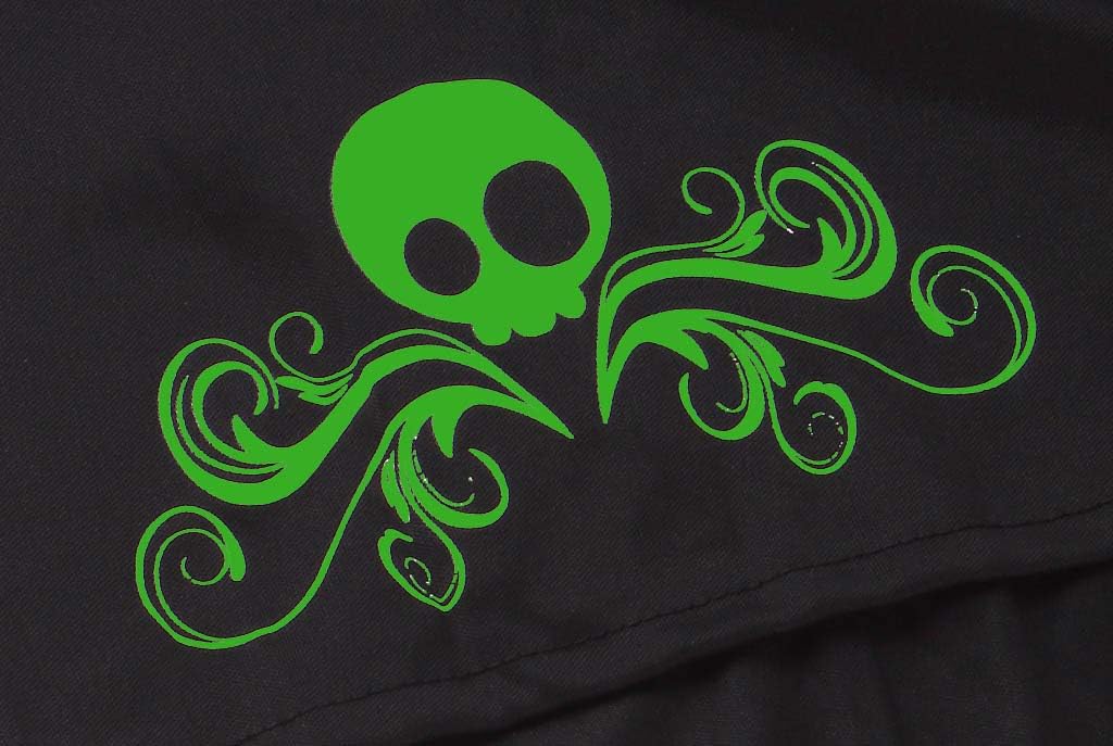 LMYOVE Girls Skeleton Costume, Glow in Dark Halloween Bones Princess Dress