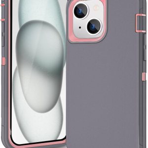CAFEWICH Funda compatible con iPhone 15 de 6.1 pulgadas, funda para teléfono 14, resistente defensor de 3 capas, resistente a prueba de golpes, CAFEWICH Funda compatible con iPhone 15 de 6.1 pulgadas, funda para teléfono 14, resistente defensor de 3 capas, resistente a prueba de golpes,