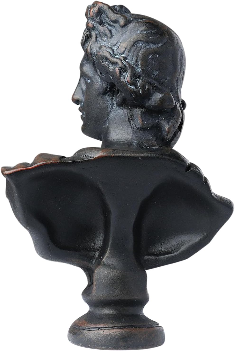 Waldosia Busto de estatuilla griega clásica de 2 12 pulgadas (Apolo de latón)