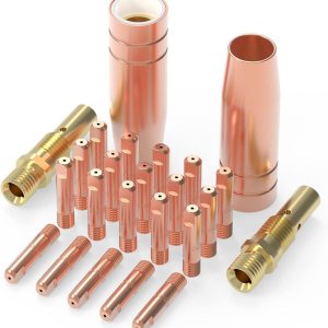 YESWELDER Kit de pistola de soldadura MIG con boquilla de punta de .035 pulgadas para Lincoln Magnum 100L y Tweco Mini#1 (kit de accesorios de 0.035 YESWELDER Kit de pistola de soldadura MIG con boquilla de punta de .035 pulgadas para Lincoln Magnum 100L y Tweco Mini#1 (kit de accesorios de 0.035