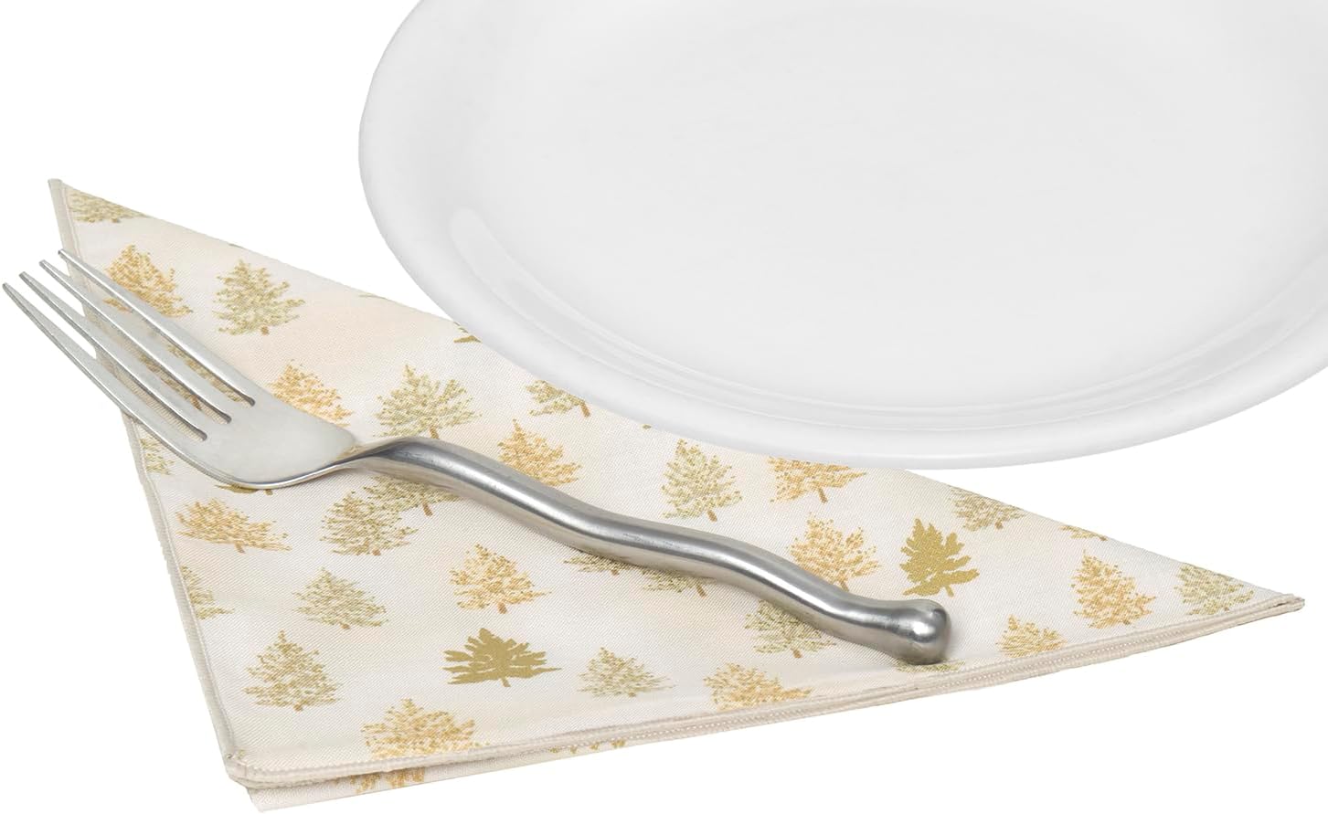 Juego de 12 servilletas de tela de 18 x 18 pulgadas, elegantes servilletas de lino 100% algodón, decoración de mesa de Navidad y juego de mesa de