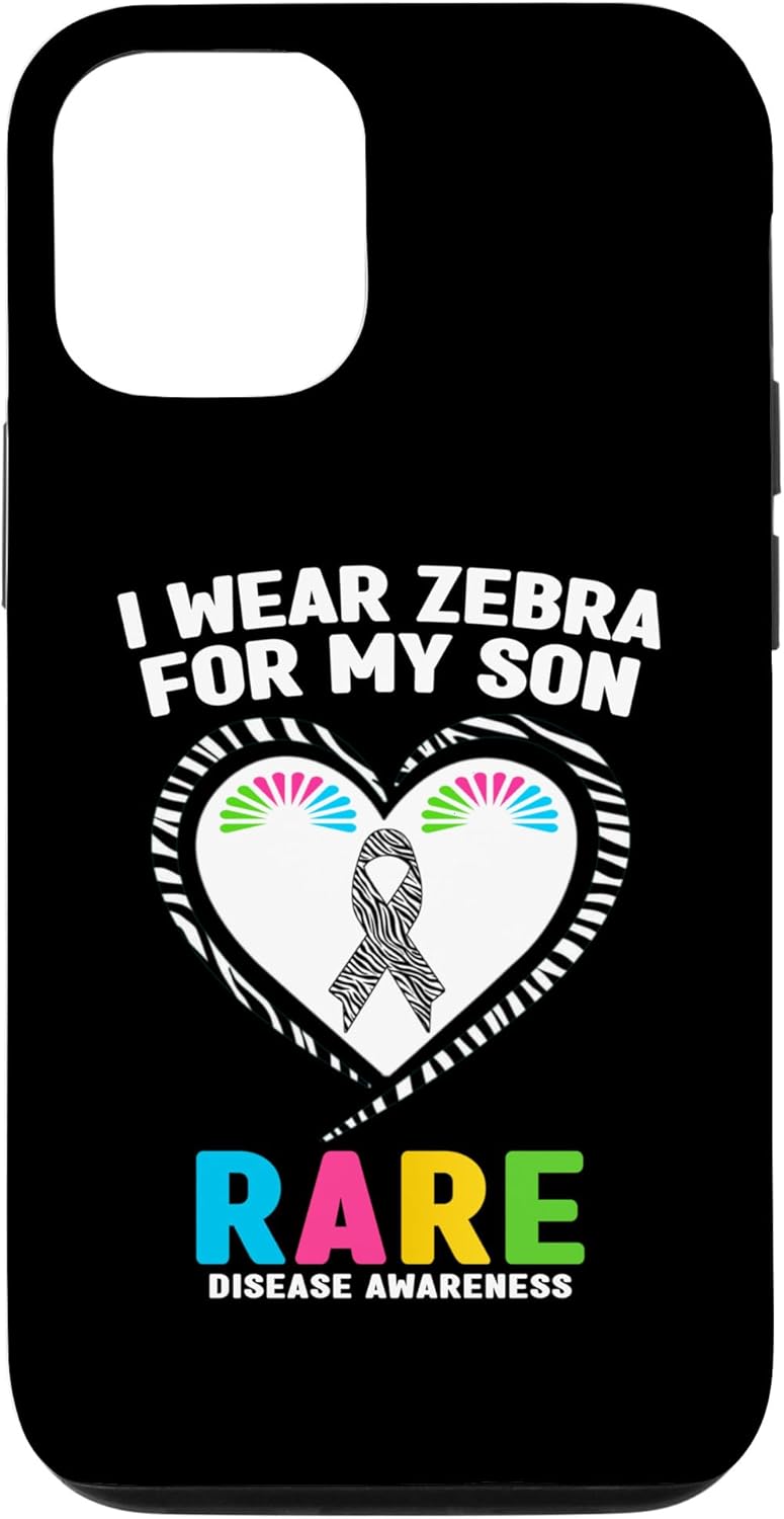 Camiseta para iPhone 13 Día de las Enfermedades Raras 2024 – Funda I Wear Zebra for My Son