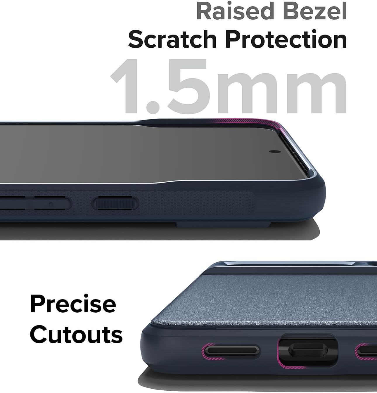 Ringke Onyx Se siente bien en la mano Compatible con Google Pixel 8 Pro, tecnología antihuellas que evita manchas grasas, agarre mejorado