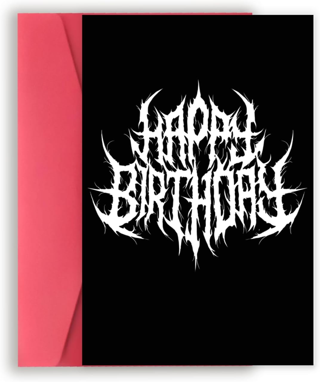 Tarjeta de cumpleaños de feliz Halloween para él y ella, regalo espeluznante de cumpleaños para mujeres y hombres, tarjeta de cumpleaños de