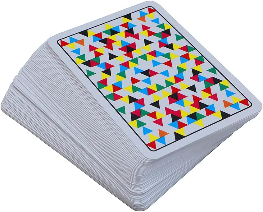 Modiano – Cartas de póquer de plástico para casino, juegos, tarjetas de póquer lavables para adolescentes, color blanco (triángulo estándar)