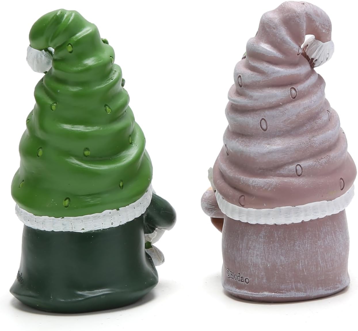 Hodao 2 piezas de gnomos temáticos de té, decoración de fiesta de té, accesorios de primavera y verano suecos, figuras de elfo de Tomte, decoración