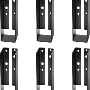 6 piezas de percha oculta para vigas de luz negra de 2 x 6, acero calibre 14 6 piezas de percha oculta para vigas de luz negra de 2 x 6, acero calibre 14