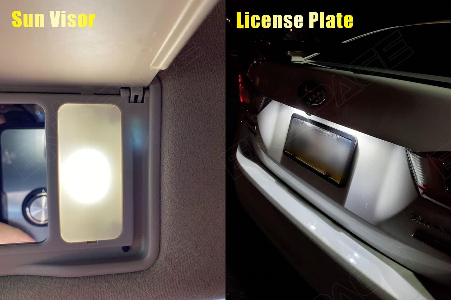 Kit de luces LED interiores Outback de 12 piezas para Subaru Outback 2010 2011 2012 2013 2014 2015 2016 2017 2018 2019 2020 paquete de iluminación