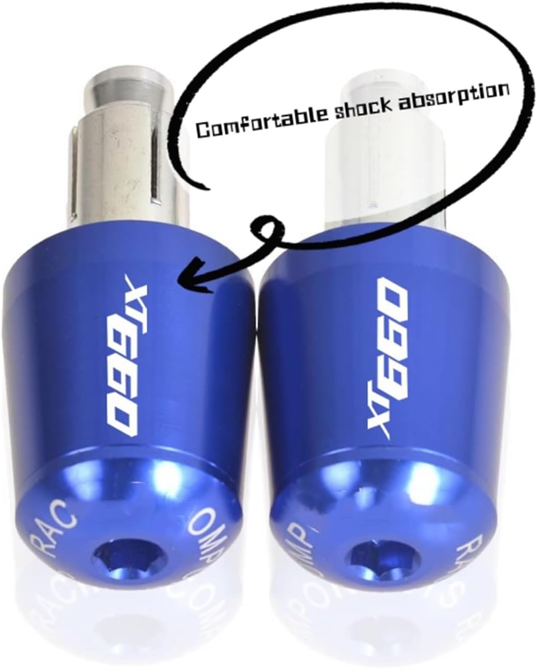 Motorcycle Grip Plug for Yamaha XT660 Motorcycle Grip Plug Aluminum Alloy Anti-Drop and Anti-wear Grip Accessories