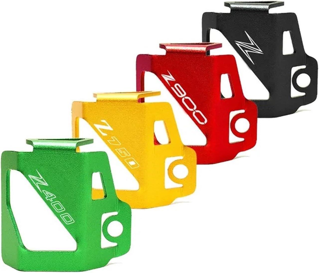Compatible with Z400 Z750 Z800 Z900 Z 900 2021 Motorcycle Accessories CNC Aluminum Rear Brake Fluid Reservoir Guard Cover Protector (Size