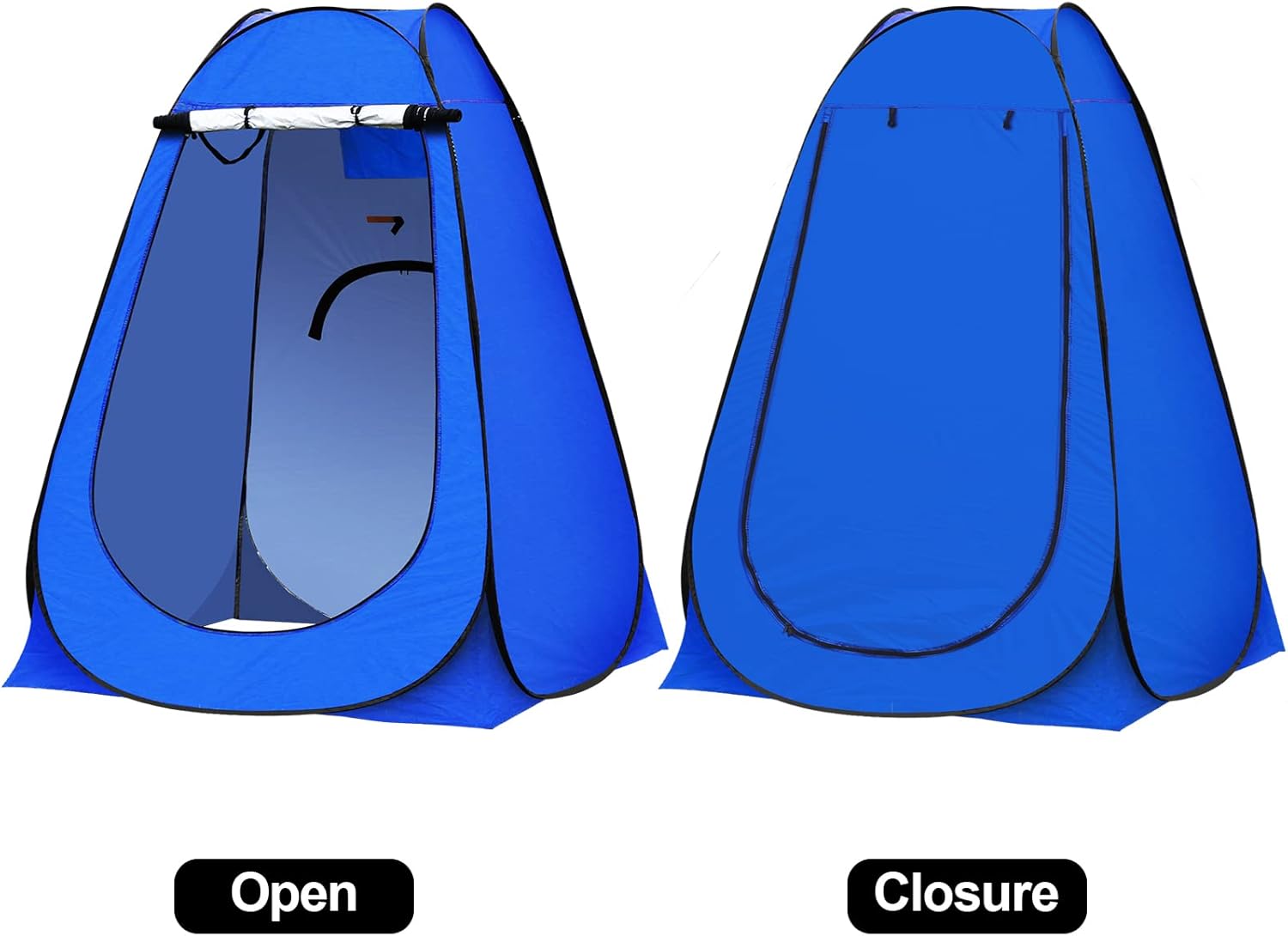 Tienda de campaña portátil de privacidad, campamento al aire libre, baño, baño, ducha, amplio vestidor, vestuario para senderismo, playa, picnic,