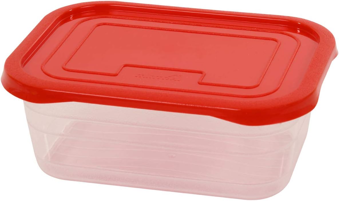 Mintra Home Contenedores de almacenamiento 1.3L (rojo)