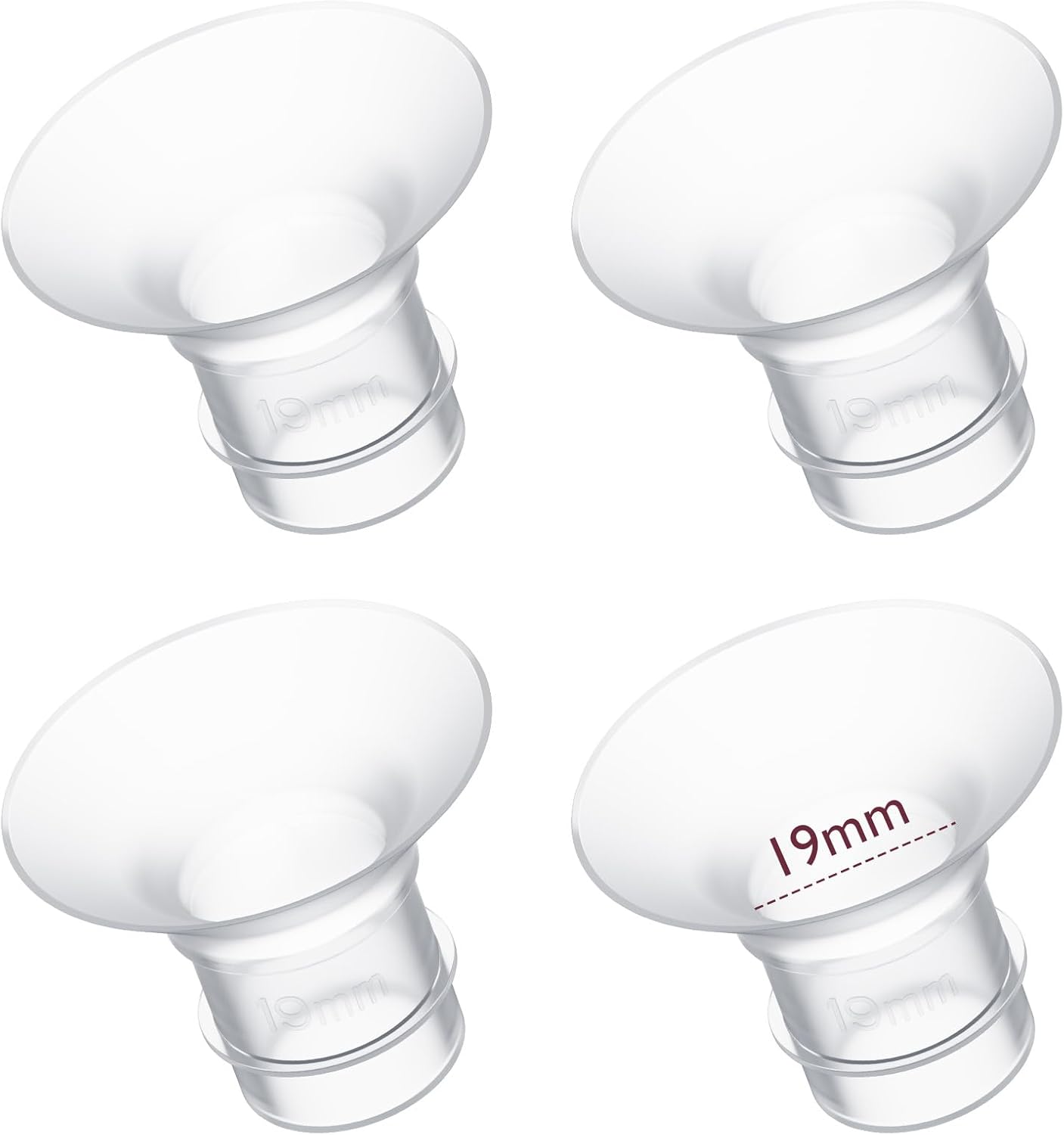 Momcozy Inserto de brida de 0.748 in compatible con bridaescudo de 0.945 in de la mayoría de las bombas, inserto para accesorios de repuesto de