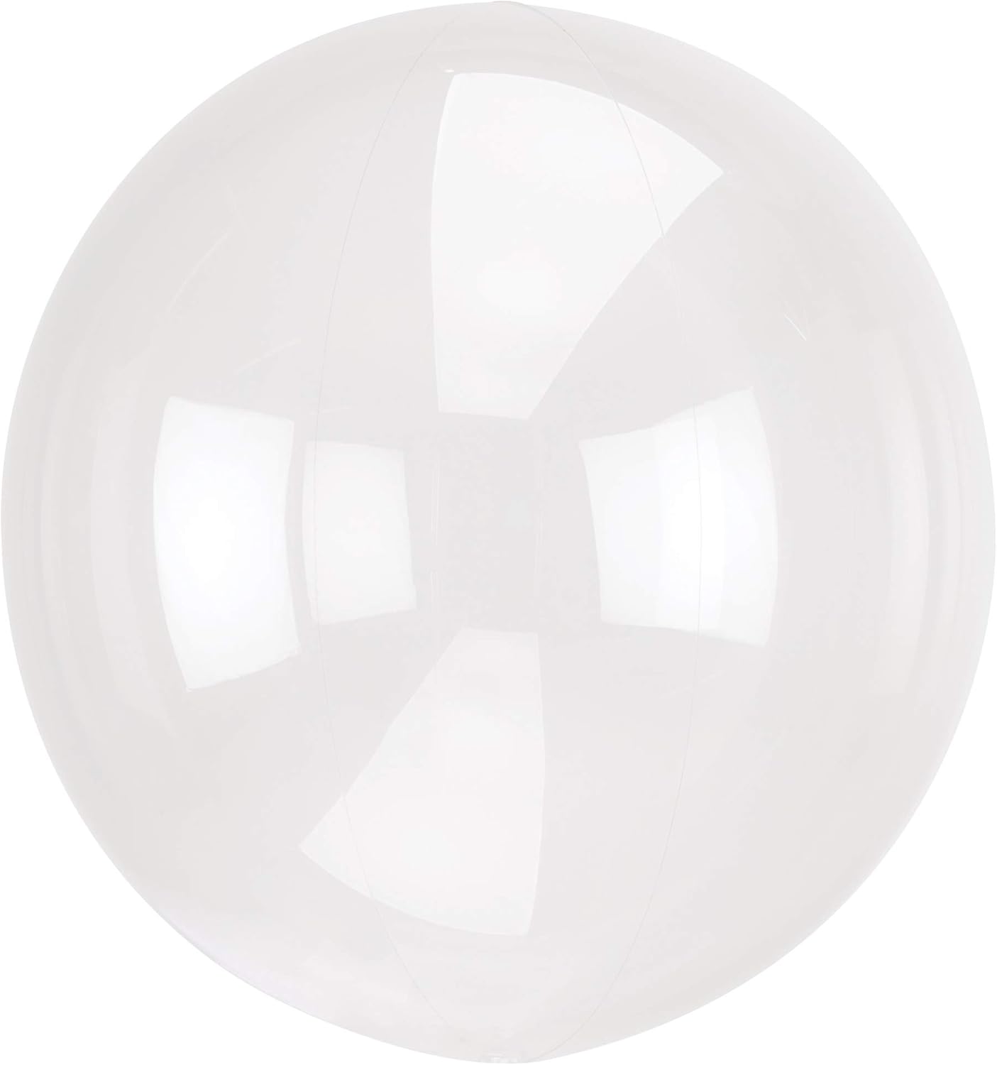 Anagram Globo de plástico transparente transparente de 20 pulgadas