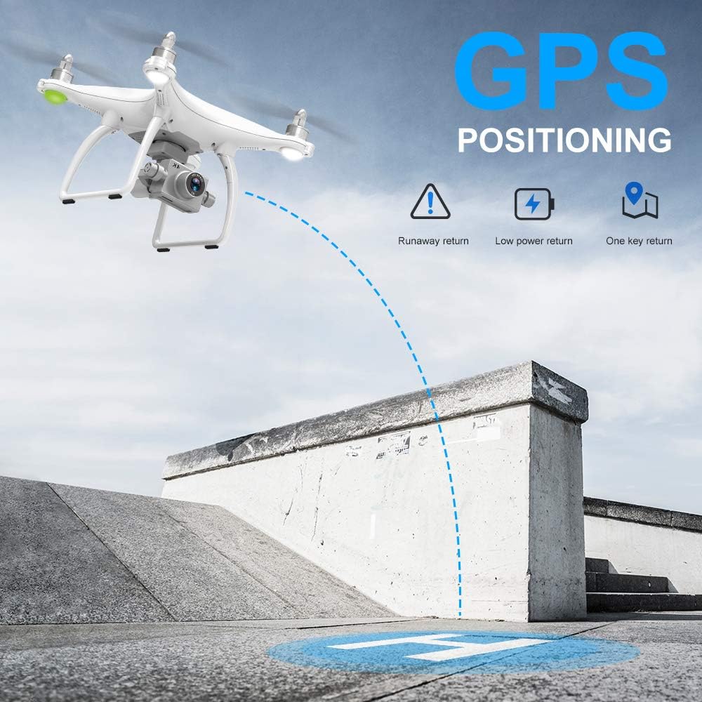 WLtoys Dron RC de alta velocidadhelicópterocuadricóptero X1S Drone con cámara 4K HD de 2 ejes cardán autoestabilizador 5G Wifi FPV GPS Brushsss RC