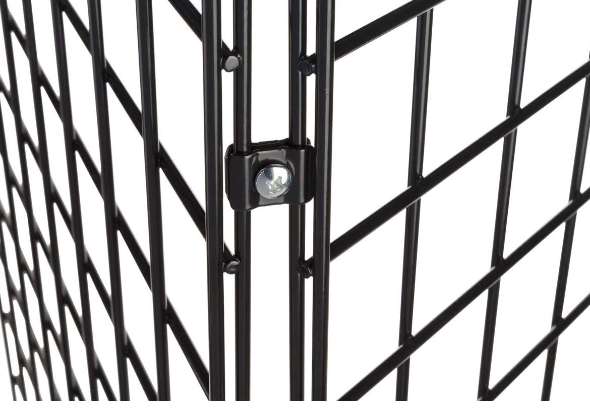 Gridwall – Conectores de clip para paneles de rejilla, paquete de 24, color negro